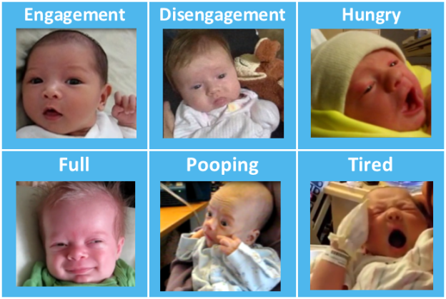 photos depicting newborn cues